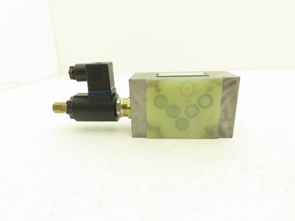 Denison SWDWVPB-2MD0-PT-L-10 Hydraulic Solenoid Cartridge Sandwich Valve 24VDC