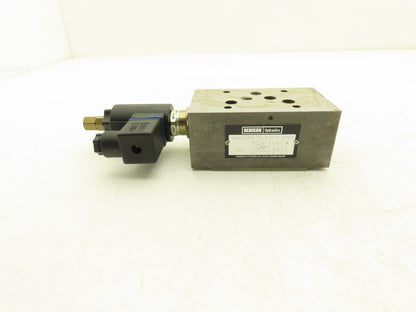 Denison SWDWVPB-2MD0-PT-L-10 Hydraulic Solenoid Cartridge Sandwich Valve 24VDC