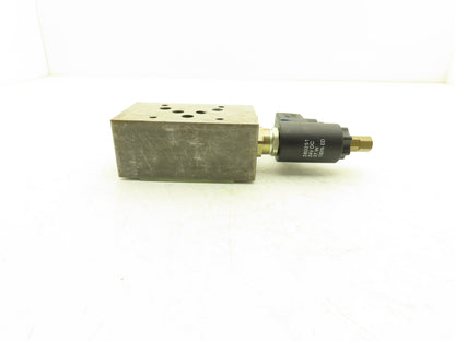 Denison SWDWVPB-2MD0-PT-L-10 Hydraulic Solenoid Cartridge Sandwich Valve 24VDC