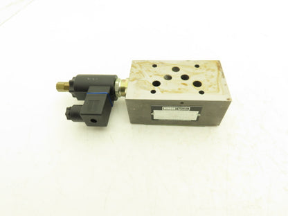 Denison SWDWVPB-2MD0-PT-L-10 Hydraulic Solenoid Cartridge Sandwich Valve 24VDC