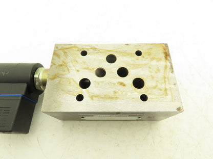 Denison SWDWVPB-2MD0-PT-L-10 Hydraulic Solenoid Cartridge Sandwich Valve 24VDC