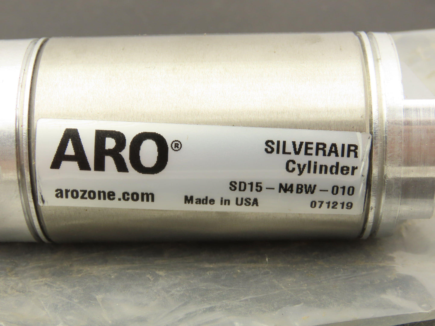ARO SD15-N4BW-010 Pneumatic Air Cylinder SilverAir