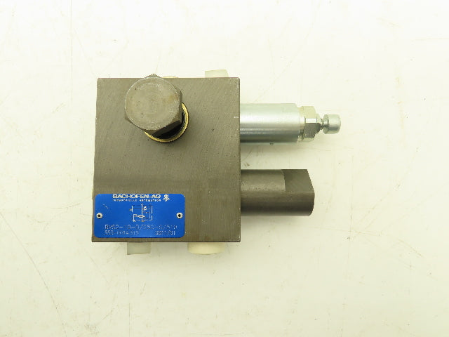 Bachofen-AG BVS2-10-D/25G-S/519 Hydraulic Cartridge Relief Valve Block