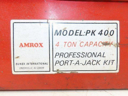 Amrox PK 400 4 Ton Capacity Professional Port-A-Jack With Toolbox & Accessories