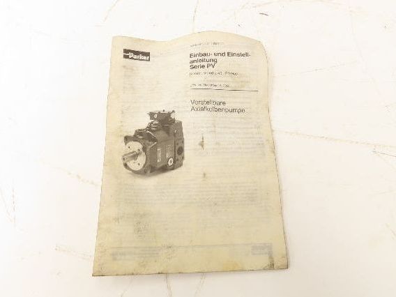 Parker PV016R1K1T1NMRC Hydraulic Variable Piston Pump 6 GPM 5000 PSI 16cm³