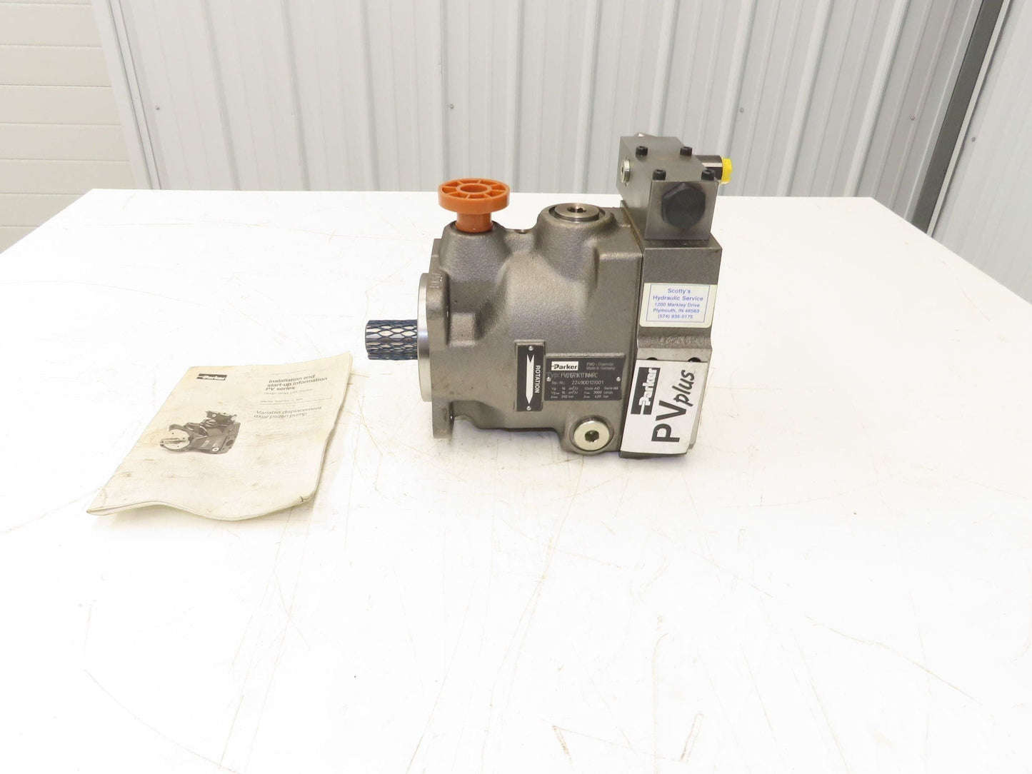 Parker PV016R1K1T1NMRC Hydraulic Variable Piston Pump 6 GPM 5000 PSI 16cm³