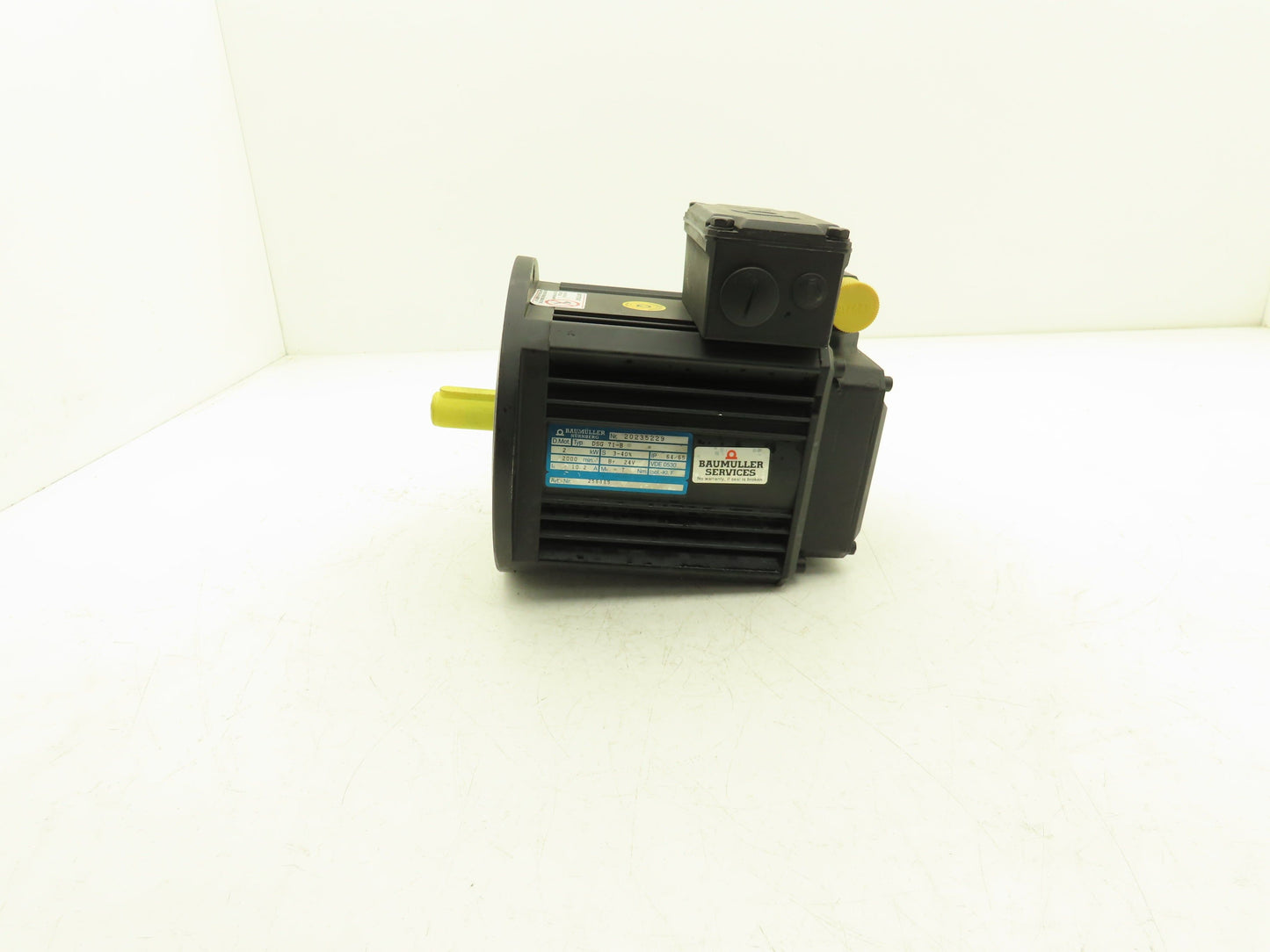 Baumuller DSG 71-B Servo Motor 2kW 2000 RPM 24V Brake