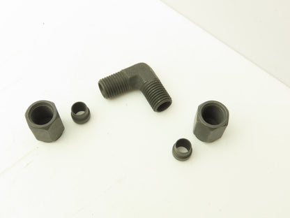 Enerpac FZ2014 Elbow High Pressure Fitting Tube End 5000 psi 1/4" NPT Lot of 6