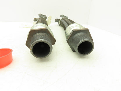 HBD FULFLO Pneumatic Air Brake Train Hose Line 1-1/4" NPT Quick Disconnect Set