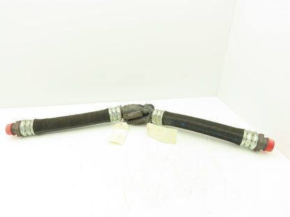 HBD FULFLO Pneumatic Air Brake Train Hose Line 1-1/4" NPT Quick Disconnect Set