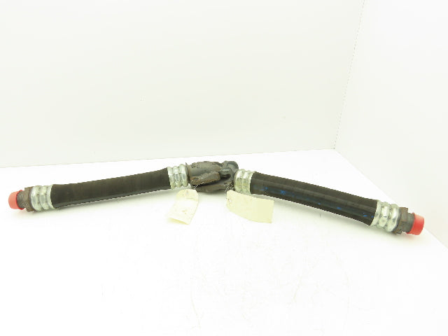 HBD FULFLO Pneumatic Air Brake Train Hose Line 1-1/4" NPT Quick Disconnect Set