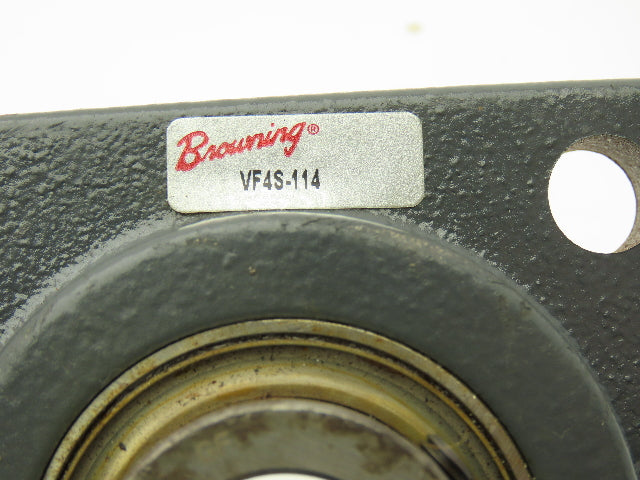 Fafnir VF4S-114 4-Bolt Flange Block Ball Bearing 7/8" Bore Shielded