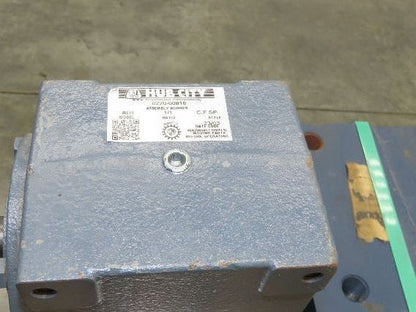 Grove Gear Ironman GR-DMQ-880-200-D2-140 Double Reduction Worm Gearbox 8Hp 200:1