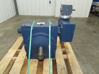 Grove Gear Ironman GR-DMQ-880-200-D2-140 Double Reduction Worm Gearbox 8Hp 200:1
