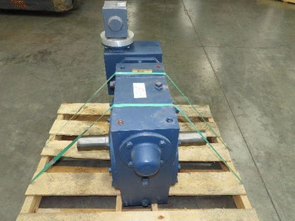 Grove Gear Ironman GR-DMQ-880-200-D2-140 Double Reduction Worm Gearbox 8Hp 200:1