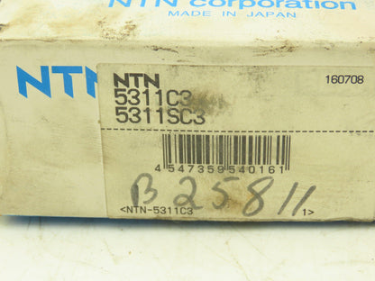 NTN 5311C3 2-Row Ball Bearing 55mm ID 120mm OD 1-15/16" W Open