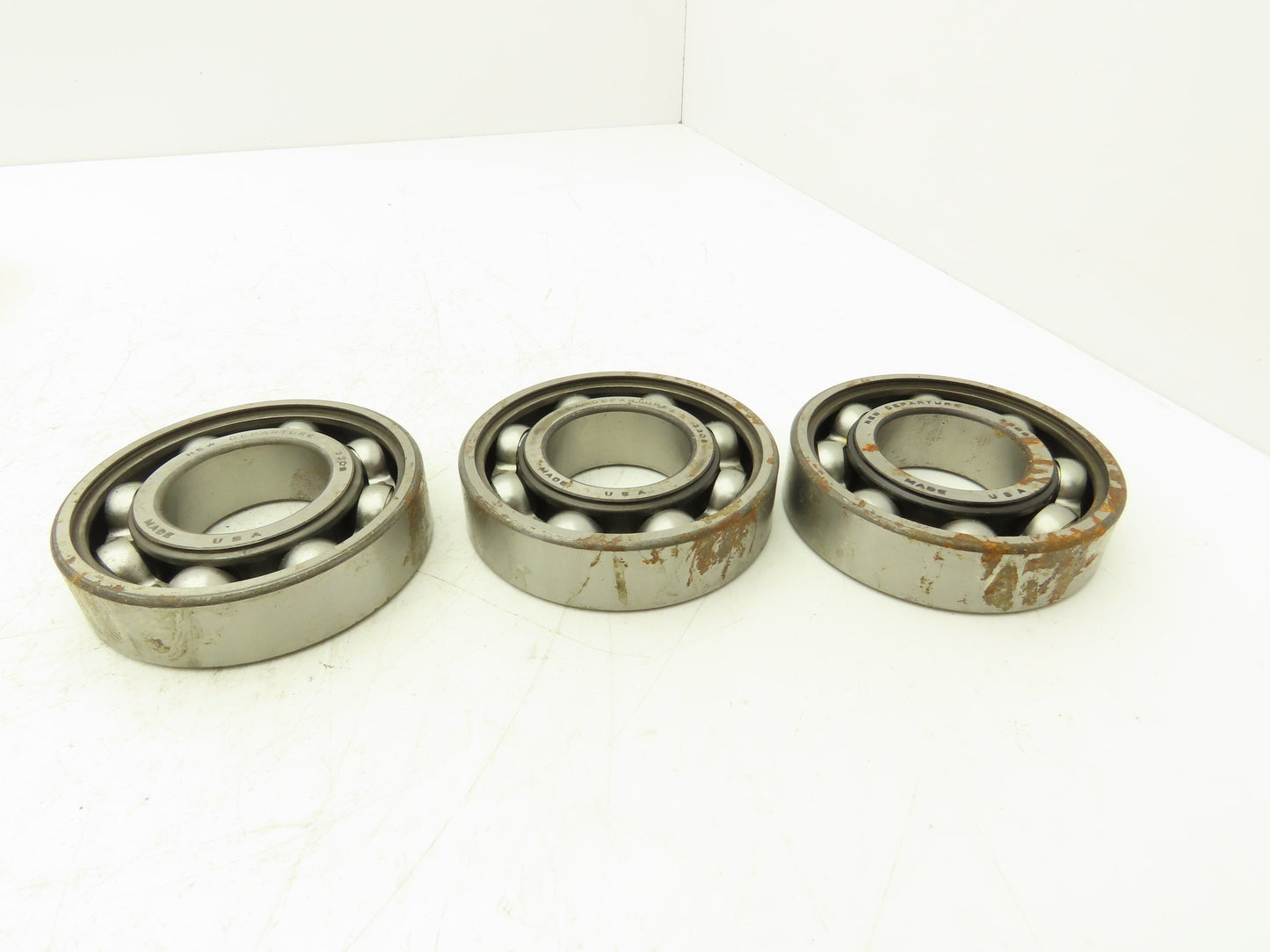 Delco 3309 XR1A Ball Bearing 45mm ID 100mm OD 25mm W Open Lot of 3