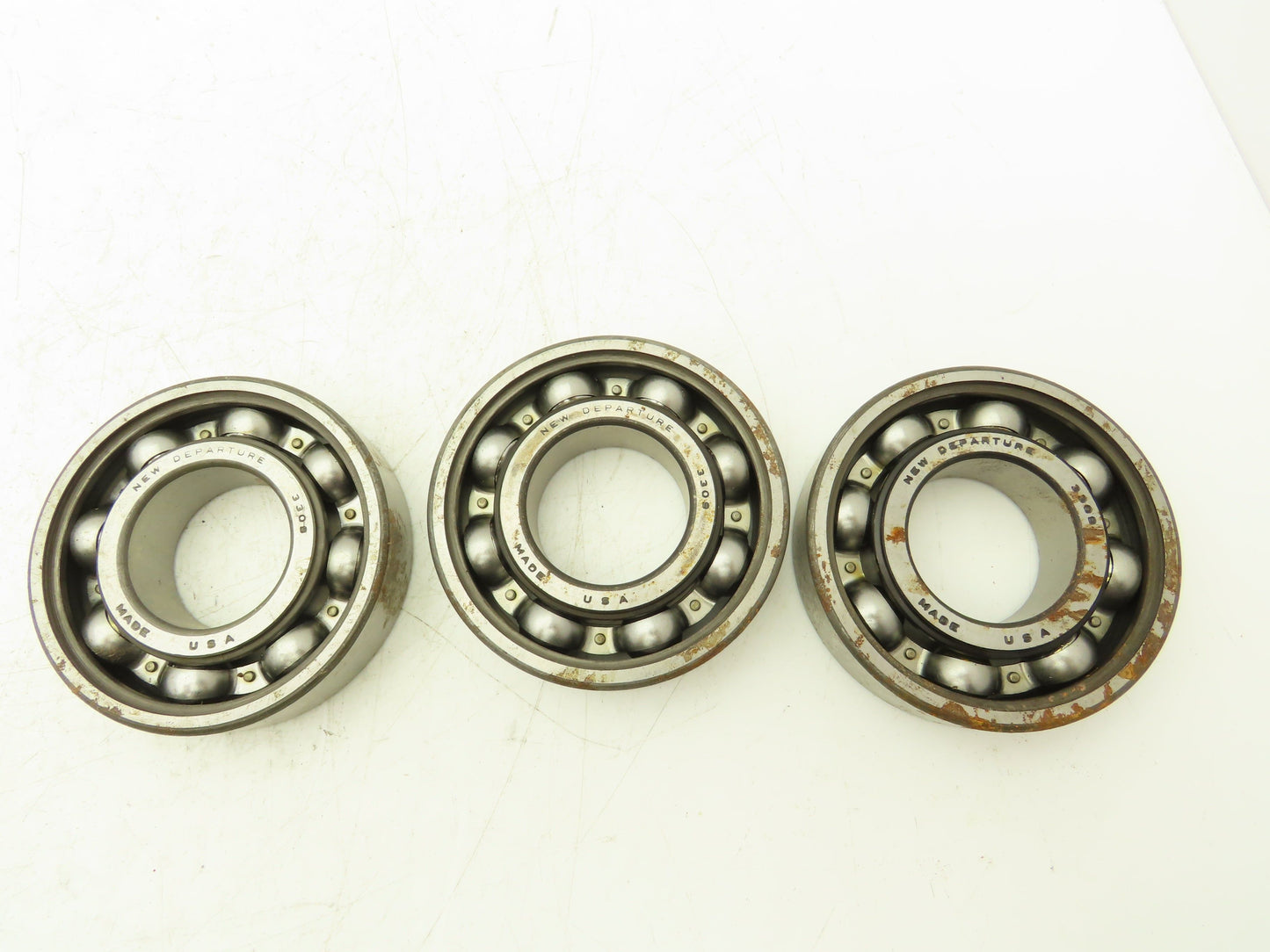 Delco 3309 XR1A Ball Bearing 45mm ID 100mm OD 25mm W Open Lot of 3