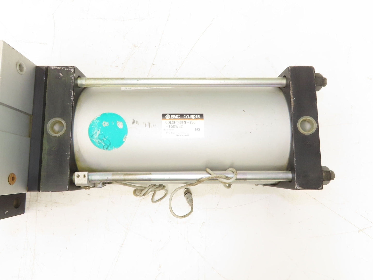 SMC CDLSF140TN-250-F5DWSC Pneumatic Air Cylinder 140mm x 250mm Stroke w/Rod Lock