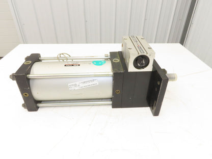 SMC CDLSF140TN-250-F5DWSC Pneumatic Air Cylinder 140mm x 250mm Stroke w/Rod Lock