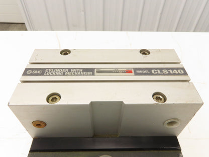 SMC CDLSF140TN-250-F5DWSC Pneumatic Air Cylinder 140mm x 250mm Stroke w/Rod Lock