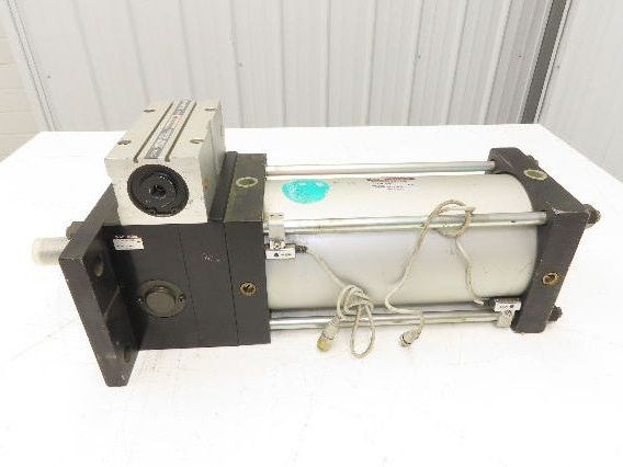 SMC CDLSF140TN-250-F5DWSC Pneumatic Air Cylinder 140mm x 250mm Stroke w/Rod Lock