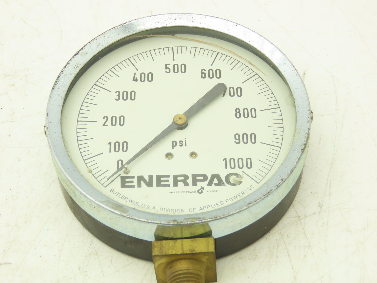 Enerpac Pressure Gauges 4" Dial 1/4" NPT 100-1000 PSI Lot of 7