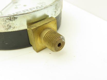Enerpac Pressure Gauges 4" Dial 1/4" NPT 100-1000 PSI Lot of 7