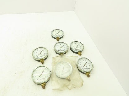 Enerpac Pressure Gauges 4" Dial 1/4" NPT 100-1000 PSI Lot of 7