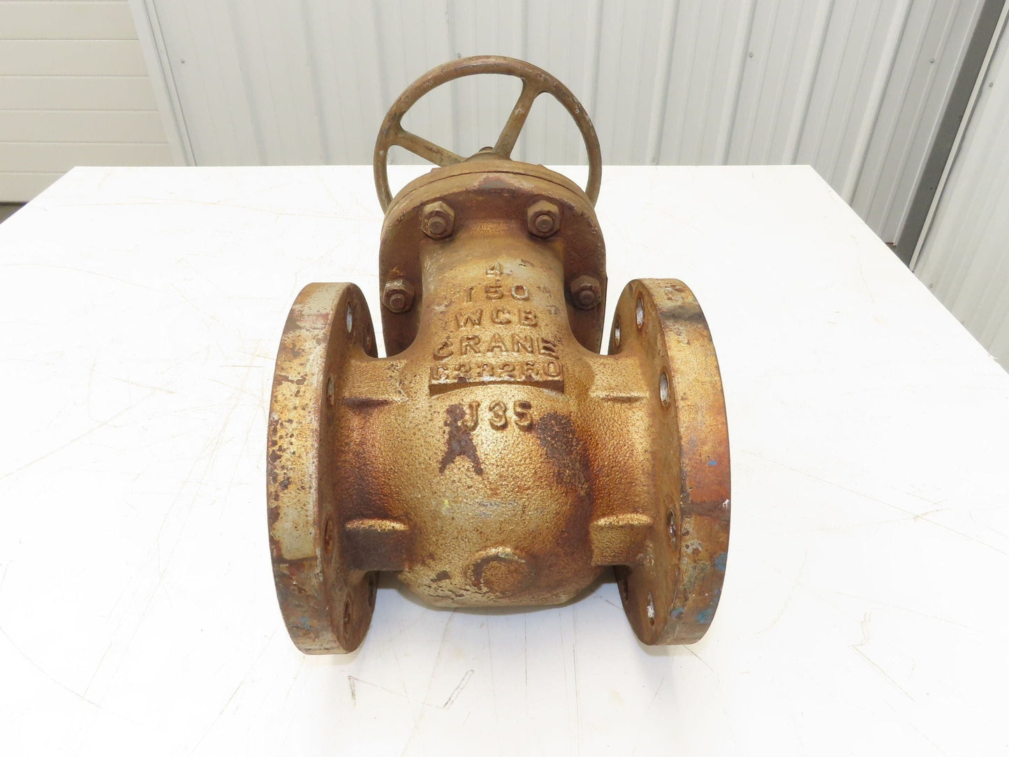Crane C47 XUF WCB Cast Steel Gate Valve 4" Flanged Class 150