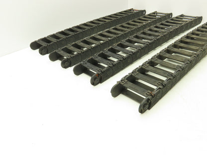 Tsubaki Energy Chain Cable Carrier 15/16 x 3 x 28" Length Lot of 4