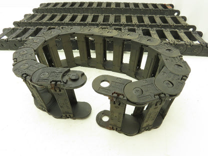 Tsubaki Energy Chain Cable Carrier 15/16 x 3 x 28" Length Lot of 4