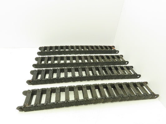Tsubaki Energy Chain Cable Carrier 15/16 x 3 x 28" Length Lot of 4