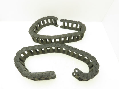 Tsubaki Energy Chain Cable Carrier 15/16 x 3 x 48" Length Lot of 2