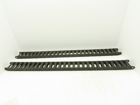 Tsubaki Energy Chain Cable Carrier 15/16 x 3 x 48" Length Lot of 2