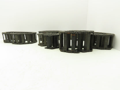 Tsubaki Energy Chain Cable Carrier 15/16 x 3 x 21-42" Mixed Length Lot of 6