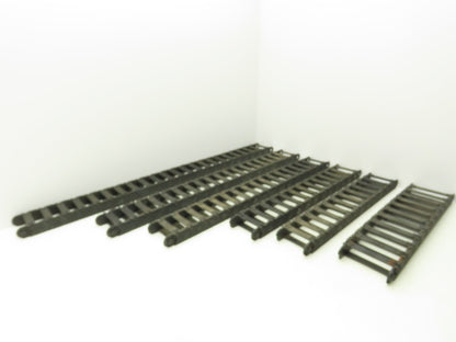 Tsubaki Energy Chain Cable Carrier 15/16 x 3 x 21-42" Mixed Length Lot of 6