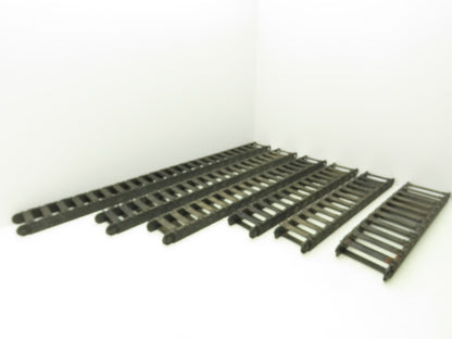 Tsubaki Energy Chain Cable Carrier 15/16 x 3 x 21-42" Mixed Length Lot of 6
