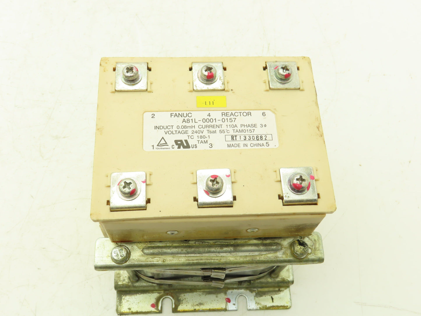 Fanuc A81L-0001-0157 Line Reactor 3Ph 240v 60Hz 110A