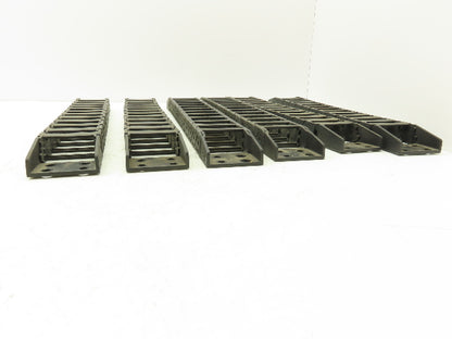Tsubaki Energy Chain Cable Carrier 18mm H 50mm W 19" Length Lot of 6