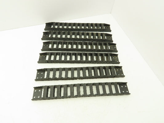 Tsubaki Energy Chain Cable Carrier 18mm H 50mm W 19" Length Lot of 6