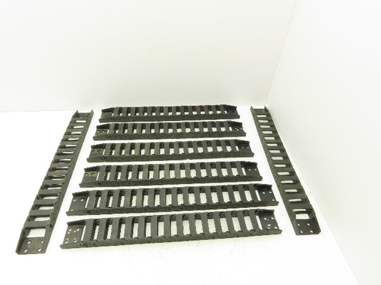 Tsubaki Energy Chain Cable Carrier 18mm H 50mm W 22" Length Lot of 8