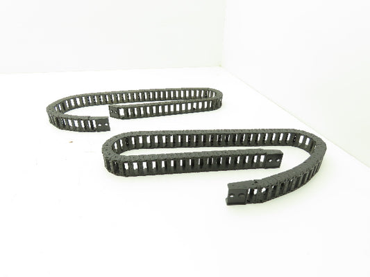 Tsubaki Energy Chain Cable Carrier 10mm H 20mm W 33.5" Length Lot of 2