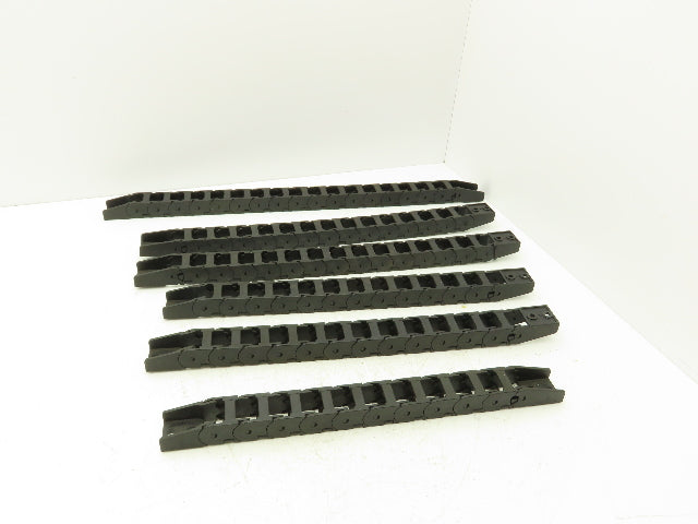 Tsubaki Energy Chain Cable Carrier 19mm H 24mm W 17-26" Mixed Length Lot of 6