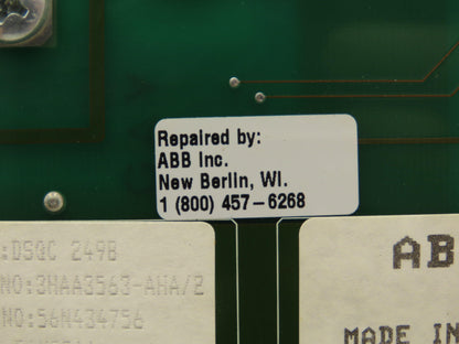 ABB DSQC 2498 3HAA3563-AHA/2 Servo Amplifier