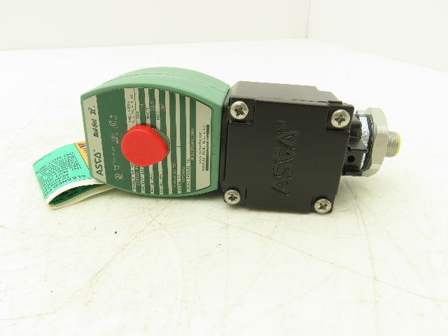 Asco Redhat JKB8262H212NV Solenoid Valve ¼" NPT 24VDC 5 Pin Connector NC