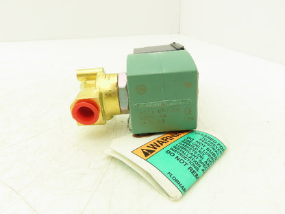 Asco Redhat JKB8262H212NV Solenoid Valve ¼" NPT 24VDC 5 Pin Connector NC