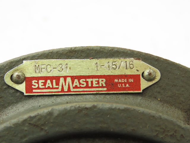 SealMaster MFC-31 Flange Block Bearing 1-15/16" Bore 4-Bolt