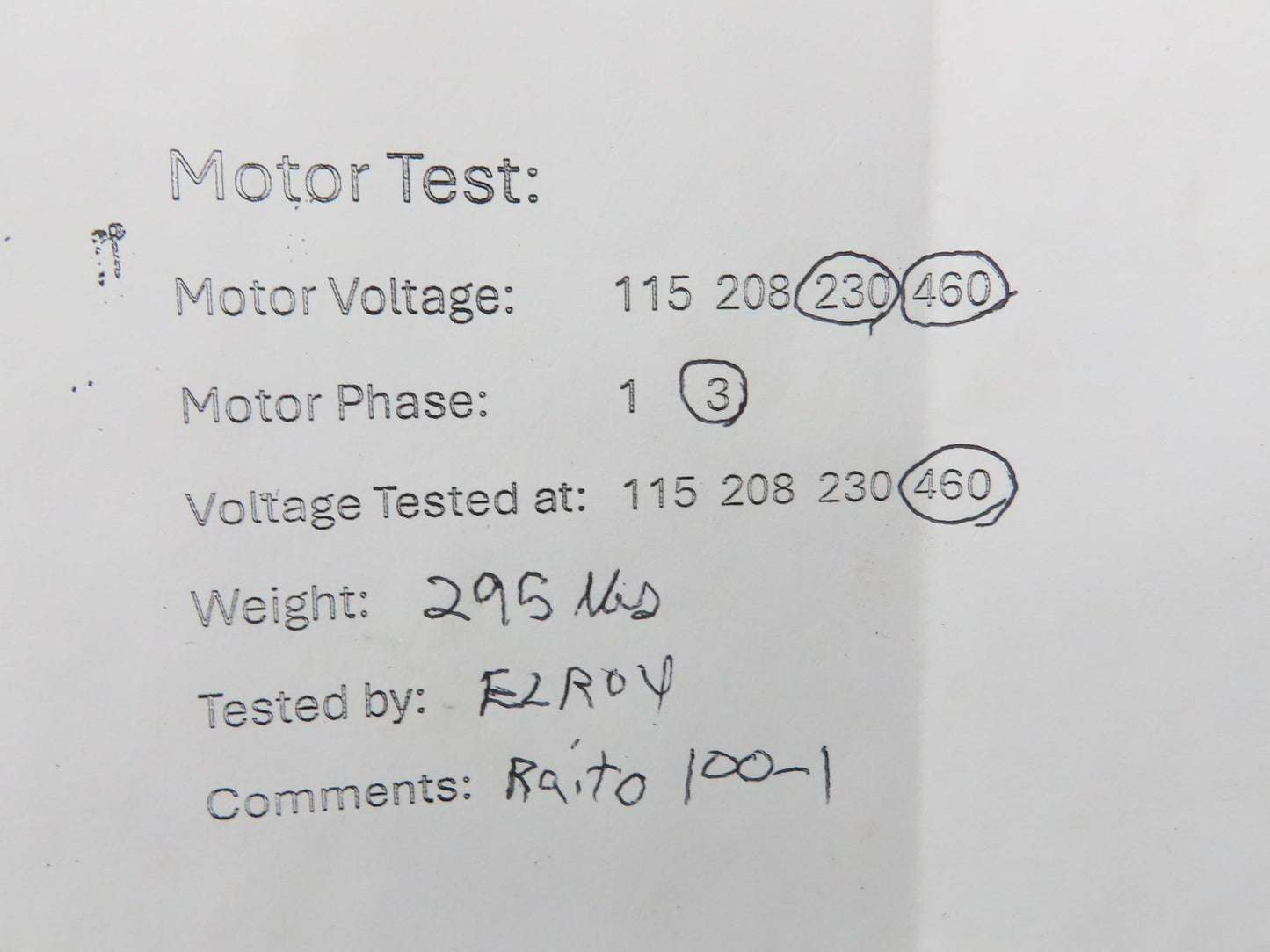 Boston Gear RFWA752100STB563 Gearmotor 100:1 Double Reduction 17rpm 1Hp 460V 56C