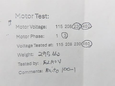 Boston Gear RFWA752100STB563 Gearmotor 100:1 Double Reduction 17rpm 1Hp 460V 56C